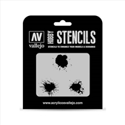 Buy Vallejo - Stencils - Texture Effects - Paint Stains