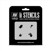 Buy Vallejo - Stencils - Texture Effects - Petrol Spills