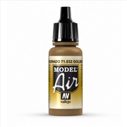 Buy Vallejo - Model Air - Golden Brown 17 ml