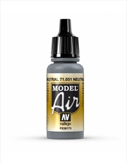 Buy Vallejo - Model Air - Neutral Gray 17 ml