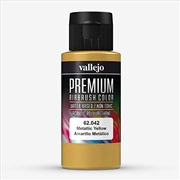 Buy Vallejo - Premium Colour - Metallic Yellow 60 ml