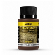 Buy Vallejo - Weathering Effects - Brown Thick Mud 40 ml