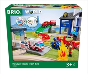 Buy BRIO - Rescue Team Train Set 44 pieces