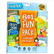 Buy Hoyle Playing Cards: Hoyle 6 in 1 Fun Pack
