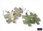 Buy Chessex Earrings Puzzle Piece Pair Marble (Assorted Dice Colours)