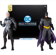 Buy DC Multiverse Gold Label: Batman (Bloody) & Omega (Unmasked) Multipack