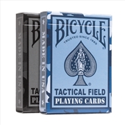 Buy Bicycle Tactical Field 2024 (Mixed Inner) Navy and Blackout Playing Cards
