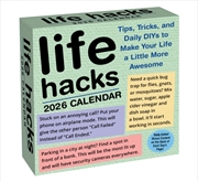 Buy Life Hacks 2026 Boxed Calendar
