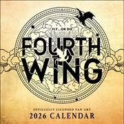 Buy Fourth Wing Officially Licensed Fan Art 2026 Square Calendar