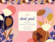Buy Posh: Desk Pad Undated Monthly Calendar