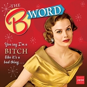 Buy B Word 2026 Square Calendar