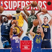 Buy NBA Superstars 2026 Square Calendar
