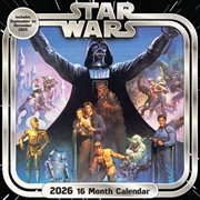 Buy Star Wars Classic 2026 Square Calendar