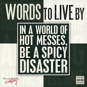 Buy Words To Live By 2026 Square Calendar