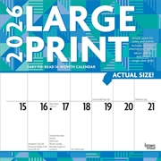 Buy Large Print 2026 Square Matte Calendar