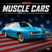 Buy American Muscle Cars 2026 Square Foil Calendar
