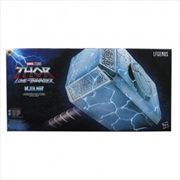 Buy Marvel Legends Series Premium Role Play: Thor Love and Thunder Mjolnir Electronic Hammer