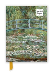 Buy Foiled Dot Grid Journal: Claude Monet, Bridge over a Pond of Water Lilies