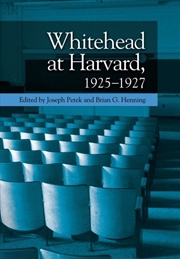 Buy Whitehead at Harvard, 1925-1927