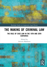 Buy The Making of Criminal Law