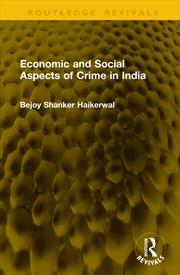 Buy Economic and Social Aspects of Crime in India