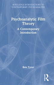 Buy Psychoanalytic Film Theory