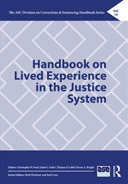 Buy Handbook on Lived Experience in the Justice System