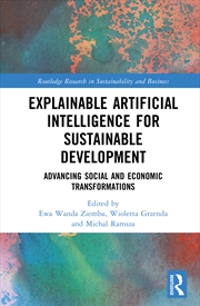 Buy Explainable Artificial Intelligence For Sustainable Development