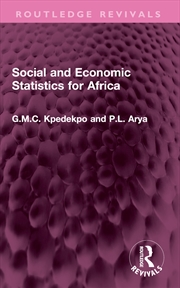 Buy Social and Economic Statistics for Africa
