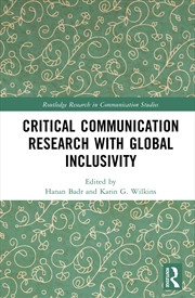 Buy Critical Communication Research with Global Inclusivity