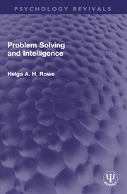 Buy Problem Solving and Intelligence