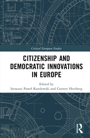 Buy Citizenship And Democratic Innovations In Europe