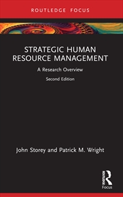 Buy Strategic Human Resource Management