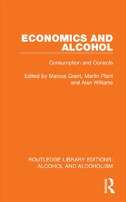 Buy Economics and Alcohol