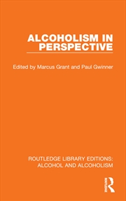 Buy Alcoholism in Perspective