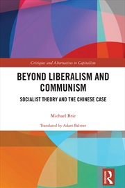 Buy Beyond Liberalism and Communism