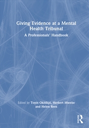 Buy Giving Evidence At A Mental Health Tribunal