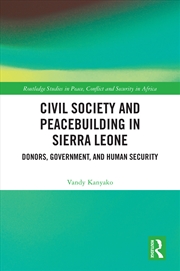 Buy Civil Society and Peacebuilding in Sierra Leone
