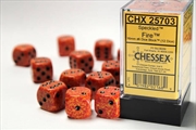 Buy Chessex 16mm D6 Dice Block Speckled Fire 