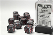 Buy Chessex 16mm D6 Dice Block Velvet Black/Red