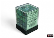 Buy Chessex Borealis 12mm D6 Kelp/Light Green Luminary Dice Block (36 Dice)