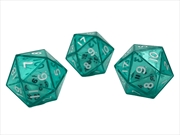 Buy Chessex D20 Double Dice Green/white (Individual Dice)