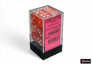 Buy Chessex Festive 16mm D6 Dahlia/White Luminary Dice Block (12 Dice)