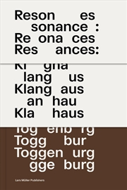 Buy Resonances: Klanghaus Toggenburg