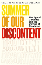 Buy Summer of Our Discontent