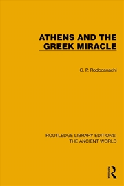 Buy Athens and the Greek Miracle