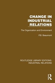 Buy Change in Industrial Relations
