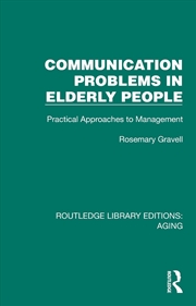 Buy Communication Problems in Elderly People
