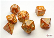 Buy Chessex Glitter Mini-hedral Gold/silver 7-Die Set