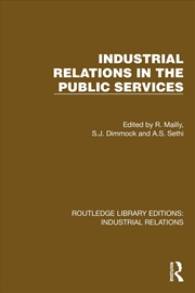 Buy Industrial Relations in the Public Services